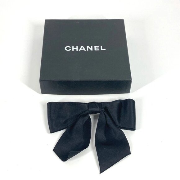 CHANEL Ribbon Accessory Barrette Hair Clip - Picture 1 of 13